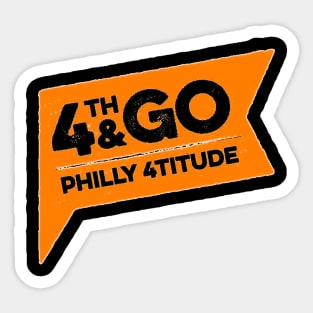 4th and Go Flyers Sticker